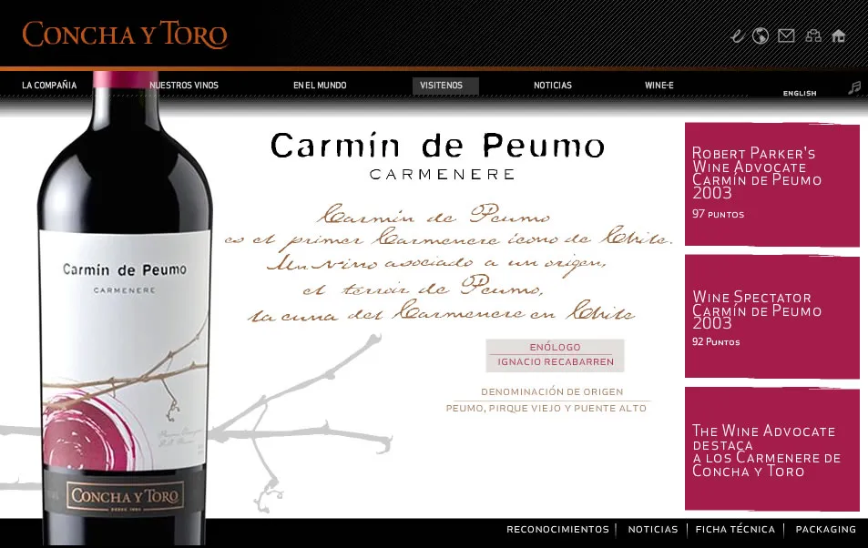 Captura del proyecto Viña Concha y Toro 6