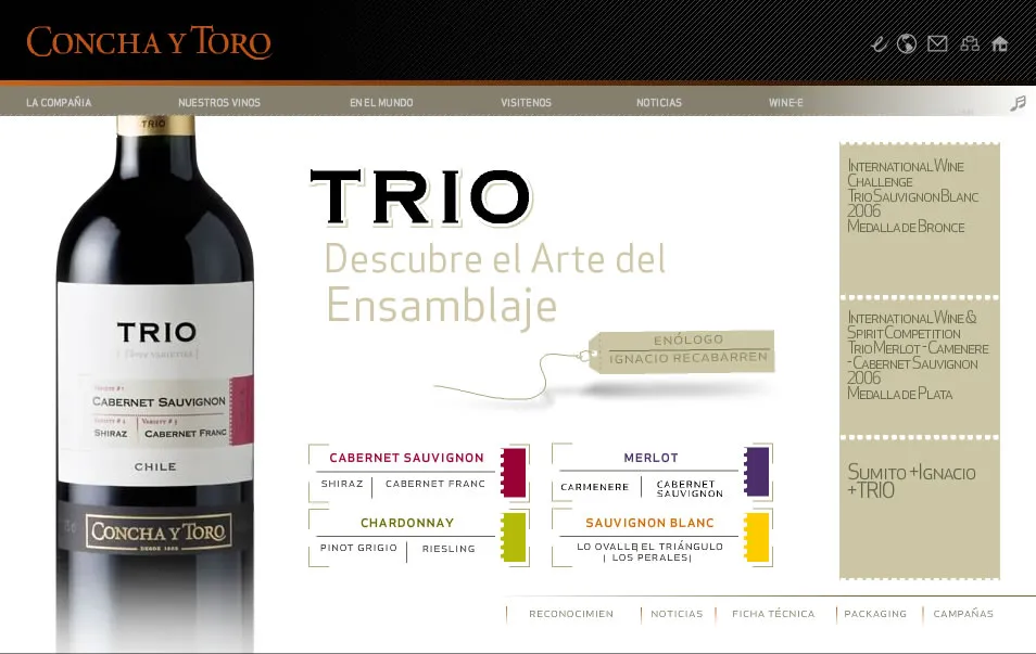 Captura del proyecto Viña Concha y Toro 7