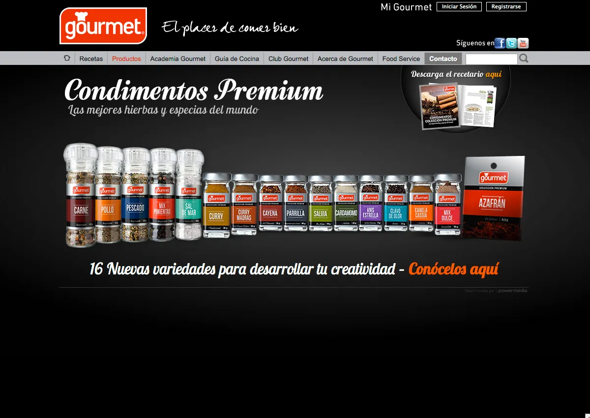 Captura del proyecto Good Food 7