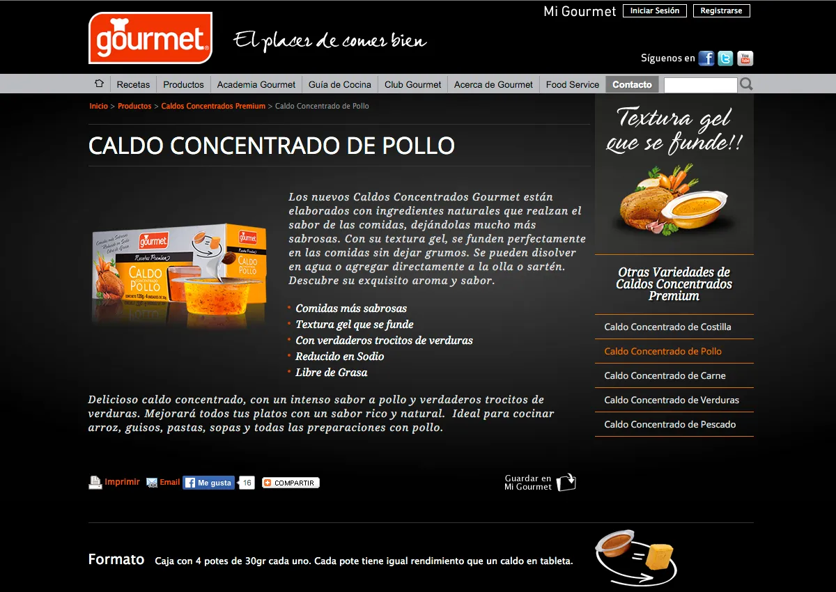 Captura del proyecto Good Food 10